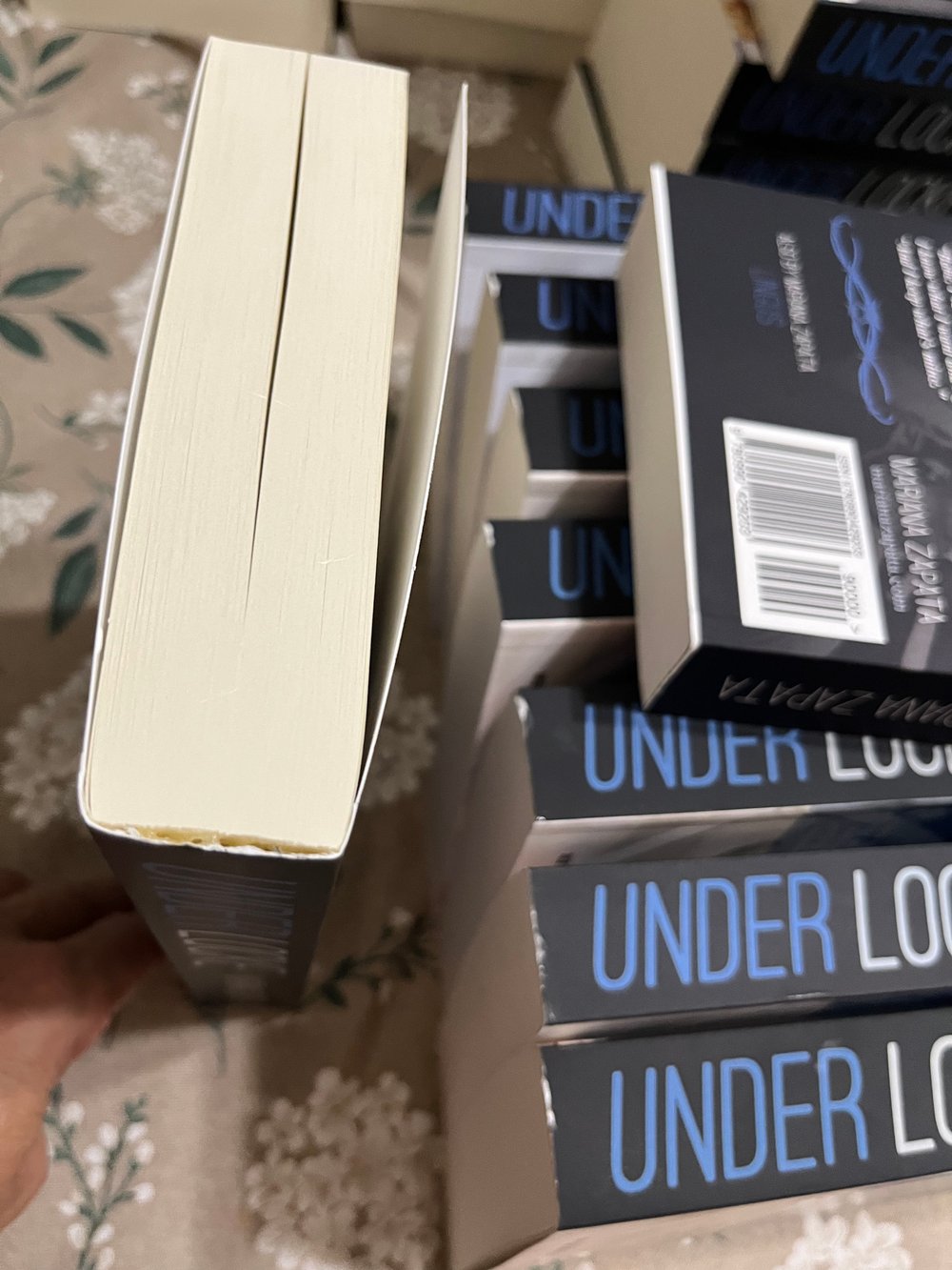 [IMPERFECT/DAMAGED] INITIALED Paperback "Under Locke"