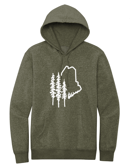 Image 2 of Maine Pines Midweight Hoodie