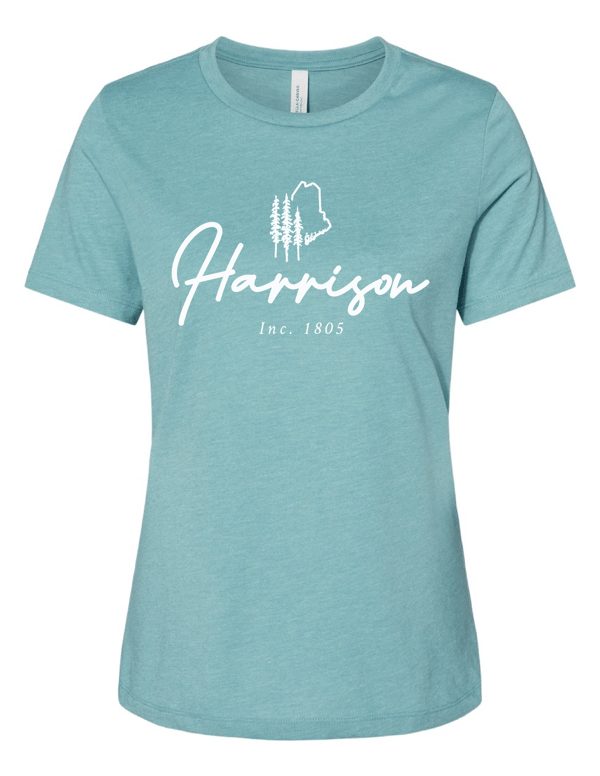 Image of Harrison 1805 Ladies Relaxed Crew T-Shirt