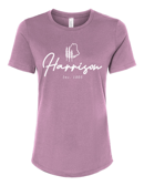 Image 2 of Harrison 1805 Ladies Relaxed Crew T-Shirt