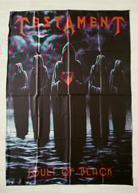 Image 1 of TESTAMENT - Souls of black Flag (cloth poster Banner tapestry) Thrash metal