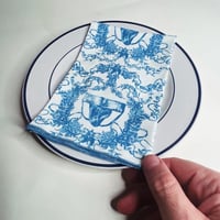 Image 1 of Jock Strap Toile Dinner Napkins 