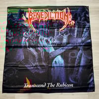 Image 1 of BENEDICTION - Transcend the rubicon Flag 3' x 3' (cloth poster Banner tapestry) Death metal