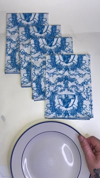 Image 2 of Jock Strap Toile Dinner Napkins 