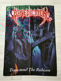 Image 1 of BENEDICTION - Transcend the rubicon Flag (cloth poster Banner tapestry) Death metal