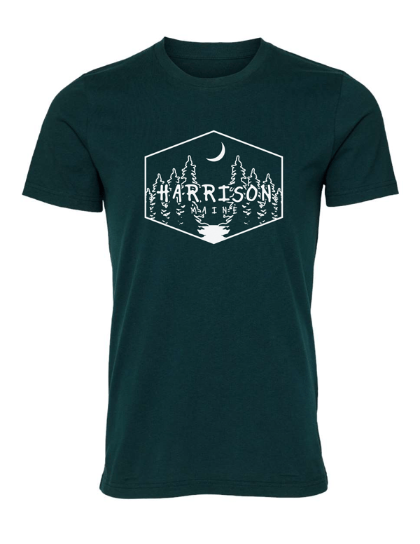 Image of Harrison Lake Pines Unisex Lightweight T-Shirt