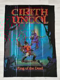 Image 1 of CIRITH UNGOL - King of the dead Flag (cloth poster Banner tapestry) Heavy metal NWOBHM