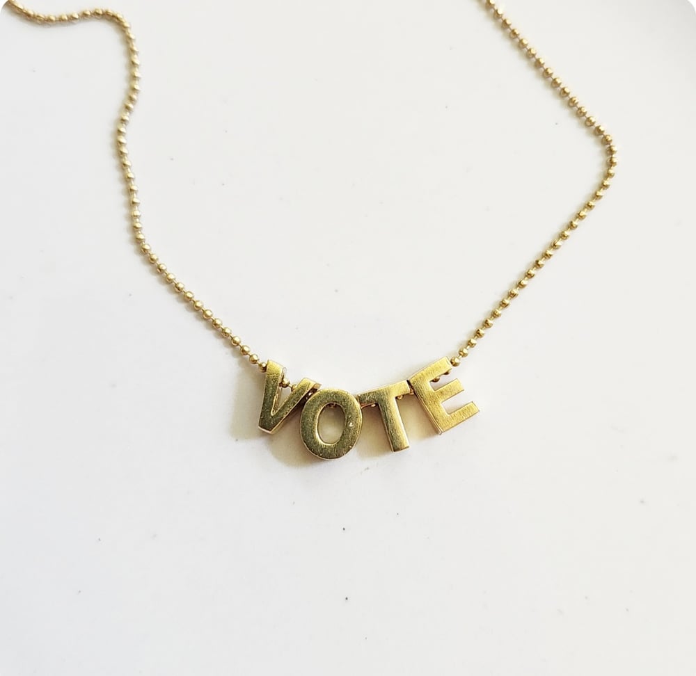 Image of VOTE Necklace 