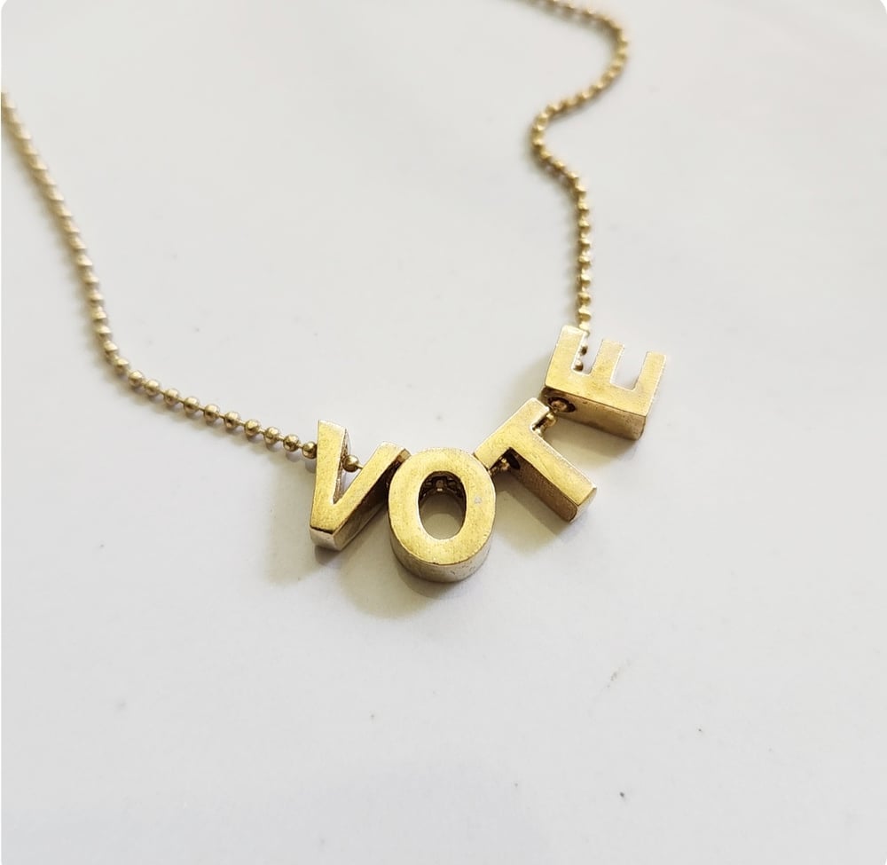 Image of VOTE Necklace 