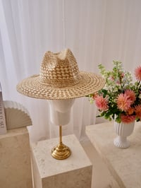 Image 2 of Caramel Raffia Hat
