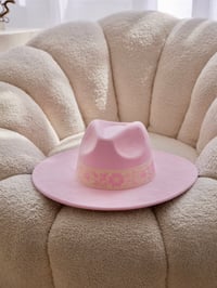 Image 3 of Strawberry Fedora Hat
