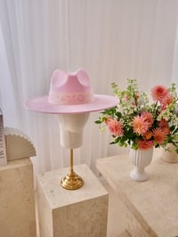 Image 1 of Strawberry Fedora Hat
