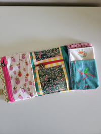 Image 7 of Heather Ross strawberry field - Wee Travel Pal supply organizer 