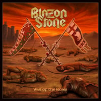 Image 2 of BLAZON STONE - War of the Roses CD [with 3D Lenticular insert and woven patch]