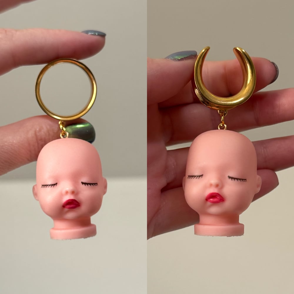 Image of Doll Head Dangles (sizes 2g-2")