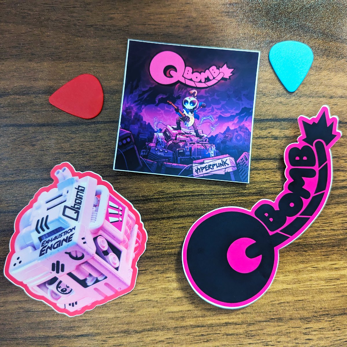 Image of Vinyl Qbomb Sticker!