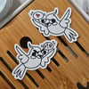 Flying Rats Die-Cut Stickers