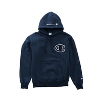 Image 1 of CHAMPION JAPAN EXCLUSIVE ACTION STYLE HOODIE TT (NAVY)