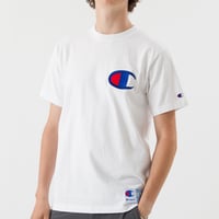 Image 1 of CHAMPION JAPAN EXCLUSIVE ACTION STYLE T-SHIRT (WHITE)