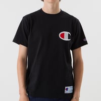 Image 1 of CHAMPION JAPAN EXCLUSIVE ACTION STYLE T-SHIRT (BLACK)