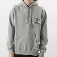 Image 1 of CHAMPION JAPAN EXCLUSIVE ACTION STYLE HOODIE TT (OX GREY)