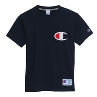 Image 2 of CHAMPION JAPAN EXCLUSIVE ACTION STYLE T-SHIRT (NAVY)