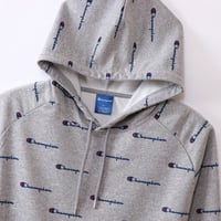 Image 2 of CHAMPION JAPAN EXCLUSIVE TRAINING HOODED PULLOVER  (OXFORD GREY)
