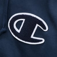 Image 2 of CHAMPION JAPAN EXCLUSIVE ACTION STYLE HOODIE TT (NAVY)