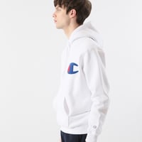 Image 3 of CHAMPION JAPAN EXCLUSIVE ACTION STYLE HOODIE (WHITE)