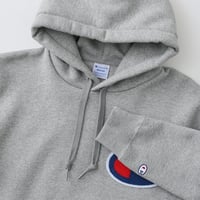 Image 3 of CHAMPION JAPAN EXCLUSIVE ACTION STYLE HOODIE (OX GREY)