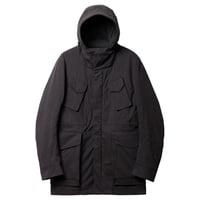 Image 1 of wings+horns COTTON NYLON COMBAT PARKA (BLACK)