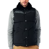 Image 1 of PENFIELD ROCK WOOL LEATHER VEST (BLACK)