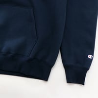 Image 5 of CHAMPION JAPAN EXCLUSIVE ACTION STYLE HOODIE TT (NAVY)