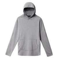 Image 1 of wings+horns KNIT MESH HOODY (HEATHER GREY)