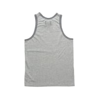 Image 2 of REIGNING CHAMP REVERSIBLE TANK (HEATHER GREY / NAVY)