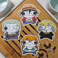 "Straw Hat Pirate" Goober Stickers