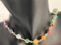 Image 1 of The Tutti Frutti | Multi Colors Healing Gemstones Necklace | 