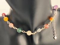 Image 3 of The Tutti Frutti | Multi Colors Healing Gemstones Necklace | 