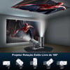 MSL Mini Projector with Android 11, WiFi, Bluetooth, and 1080P Home Theater