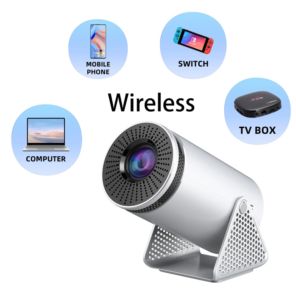 MSL Projector Android 11 720P 4K WiFi 5G Home Cinema with 200Ansi Brightness