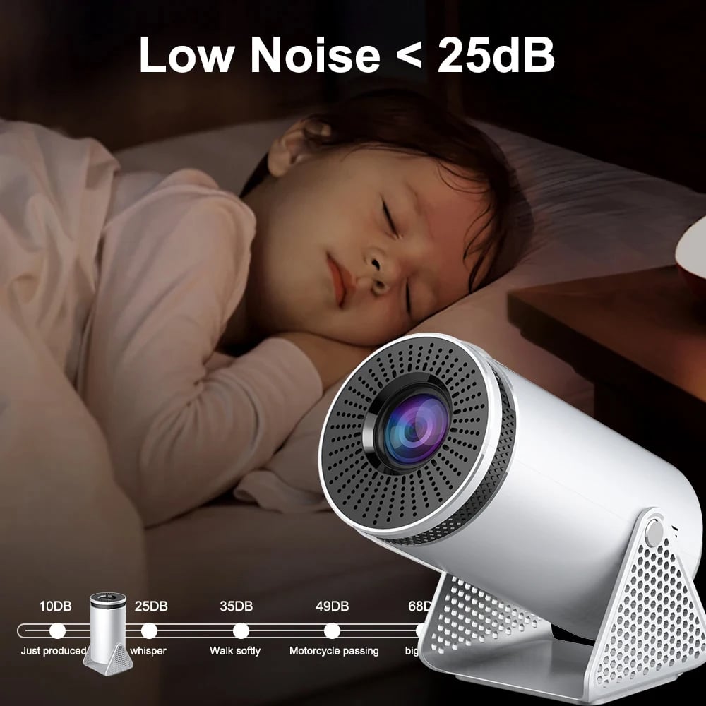 MSL Projector Android 11 720P 4K WiFi 5G Home Cinema with 200Ansi Brightness