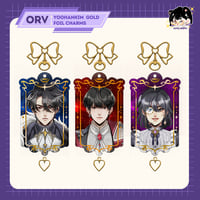 ORV: Yoo Han Kim Royal Attire Gold Foil Acrylic Charms