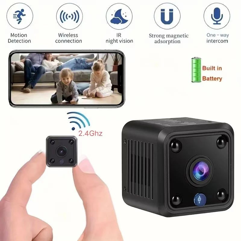 MSL 1080P HD Smart Life Wireless WiFi Mini Camera with Night Vision and Battery