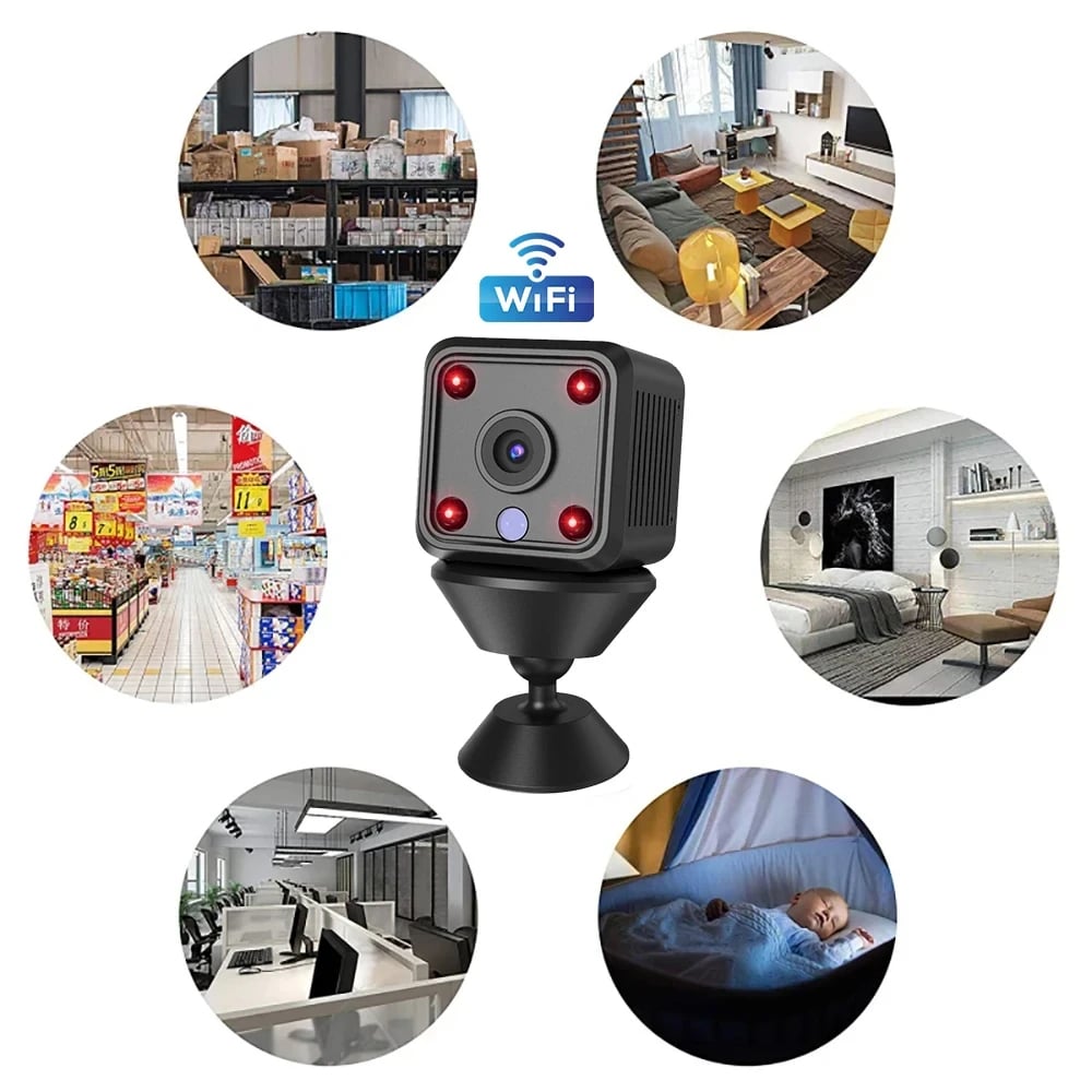 MSL 1080P HD Smart Life Wireless WiFi Mini Camera with Night Vision and Battery