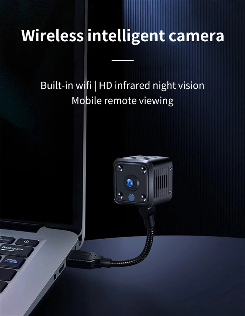 MSL 1080P HD Smart Life Wireless WiFi Mini Camera with Night Vision and Battery