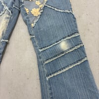 Image 4 of 00s patchwork jeans