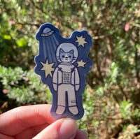 astronaut cat - vinyl sticker