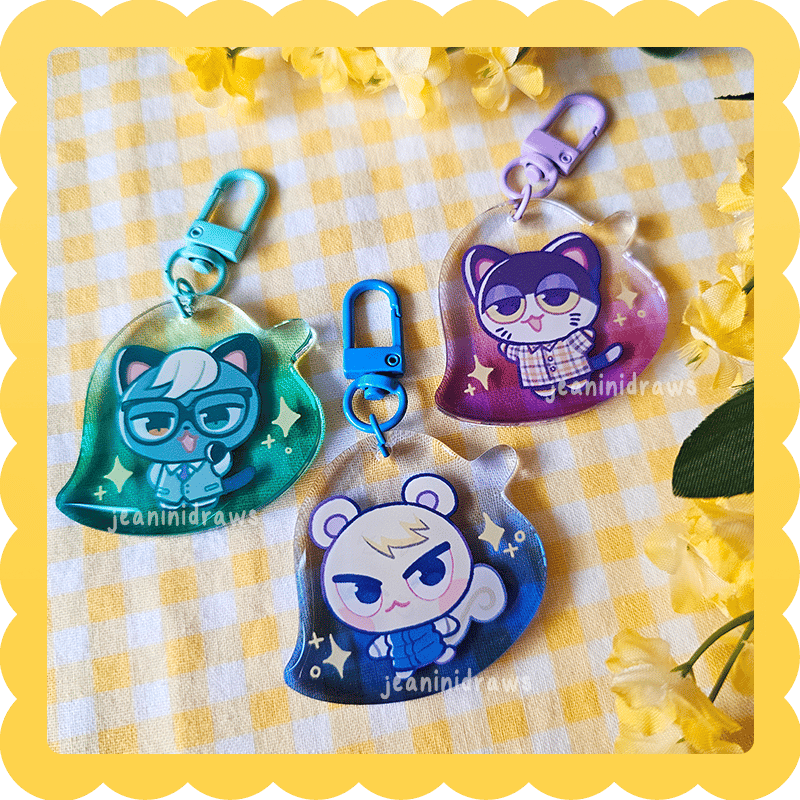 Image of animal crossing ✨ epoxy acrylic charm