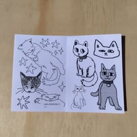 Image 2 of scrungled cats zine