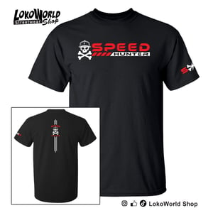 Image of Speed Hunter, Motorsport, Black T-shirt